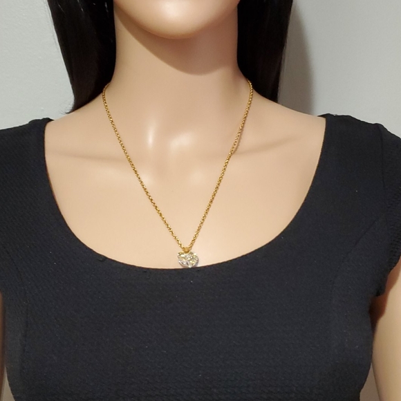 BMNY Swarovski Crystal Heart Necklace - Picture 6 of 8